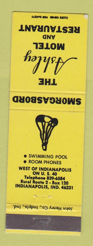 Matchbook Cover - Ashley Motel Indianapolis IN girlie