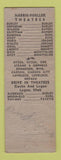 Matchbook Cover - National Hotel Jackson Hole WY
