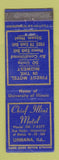 Matchbook Cover - Chief Illini Motel Urbana IL WEAR