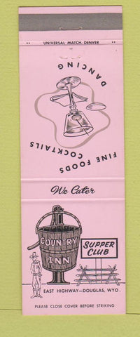 Matchbook Cover - Country Inn Supper Club Douglas WY