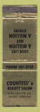 Matchbook Cover - Countess Beauty Salon Salem OR