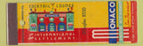 Matchbook Cover - Monaco Theatre Restaurant San Francisco CA