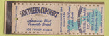 Matchbook Cover - Southern Comfort Bourbon Russell Liquor Blytheville AR WEAR