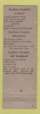 Matchbook Cover - Southern Comfort Bourbon Russell Liquor Blytheville AR WEAR