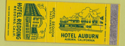 Matchbook Cover - Hotel Redding CA Auburn