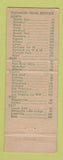 Matchbook Cover - Hotel Redding CA Auburn