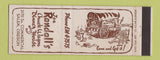 Matchbook Cover - Joe Randall's Chuck Wagon Restaurant Salem OR