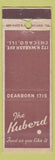 Matchbook Cover - Kuberd Chicago IL