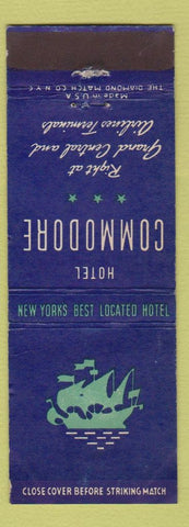 Matchbook Cover - Hotel Commodore New York City
