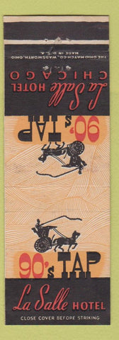 Matchbook Cover - 90's Tap LaSalle Hotel Chicago IL