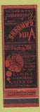 Matchbook Cover - Vine Gardens Restaurant Chicago IL ARROW