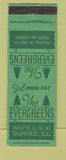 Matchbook Cover - Evergreens Dundee IL