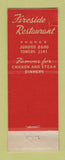 Matchbook Cover - Fireside Lincolnwood IL