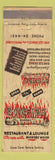 Matchbook Cover - Bonfire Restaurant Treasure Island FL