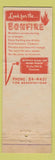 Matchbook Cover - Bonfire Restaurant Treasure Island FL