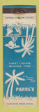 Matchbook Cover - Pierre's  Chicago? WORN