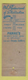 Matchbook Cover - Pierre's  Chicago? WORN