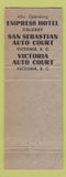 Matchbook Cover - Carlton Hotel Calgary AB WEAR