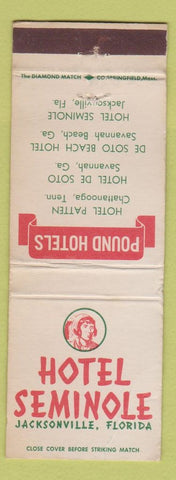 Matchbook Cover - Hotel Seminole Jacksonville FL WEAR