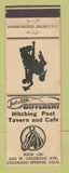 Matchbook Cover - Hitching Post Tavern Cafe Colorado Springs cowboy