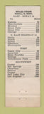 Matchbook Cover - Wall Cafe Wall  SD WORN