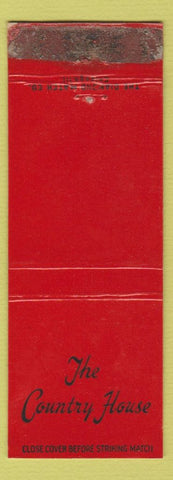 Matchbook Cover - Country House Des Plaines IL low phone # WORN