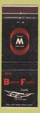 Matchbook Cover - Hotel Benjamin Franklin Seattle WA Outrigger