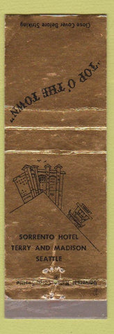 Matchbook Cover - Top O The Town Seattle WA