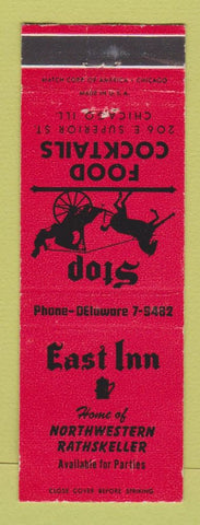 Matchbook Cover - East Inn Chicago IL WEAR