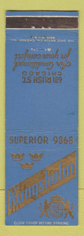 Matchbook Cover - Kungsholm Chicago IL Swedish Smorgasbord