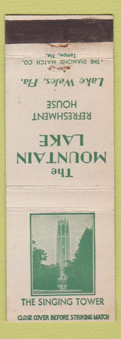 Matchbook Cover - Mountain Lake Lakes Wales FL Singing Tower