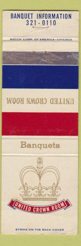 Matchbook Cover - United Crown Room  Chicago IL WEAR