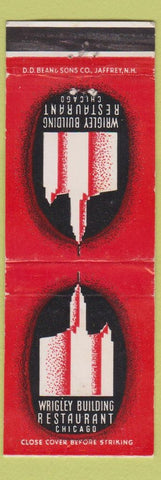 Matchbook Cover - Wrigley Building Restaurant Chicago IL