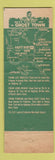 Matchbook Cover - Knott's Berry Farm Gost Town Buena Park CA amusement