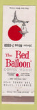 Matchbook Cover - Red Balloon Coffee House Niles IL