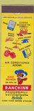 Matchbook Cover - Ranchinn Commercial Hotel Elko NV casino