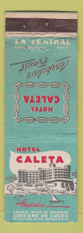 Matchbook Cover - Hotel Caleta Acapulco Mexico