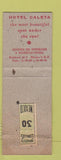 Matchbook Cover - Hotel Caleta Acapulco Mexico