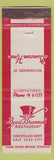 Matchbook Cover - Beau Brummel Restaurant Salt Lake City UT