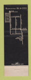 Matchbook Cover - Beau Brummel Restaurant Salt Lake City UT