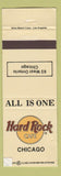 Matchbook Cover - Hard Rock Cafe Chicago IL WEAR