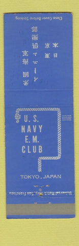 Matchbook Cover - US Navy EM Club Tokyo Japan