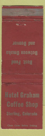Matchbook Cover - Hotel Graham Sterling Colorado WEAR