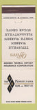 Matchbook Cover - Pennsylvania Bank Trust Warren Titusville Sugar Grove PA