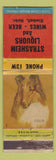 Matchbook Cover - Strasheim Liquor Kimball NE low phone Collie POOR
