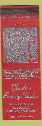 Matchbook Cover - Glenda's Beauty Studio Sterling Colorado