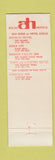 Matchbook Cover - SunBurst Hotel Scottsdale AZ