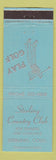 Matchbook Cover - Sterling Colorado Country Club golf