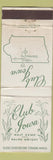 Matchbook Cover - Club Ioa Charles City IA
