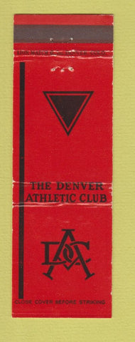 Matchbook Cover - Denver Athletic Club Colorado
